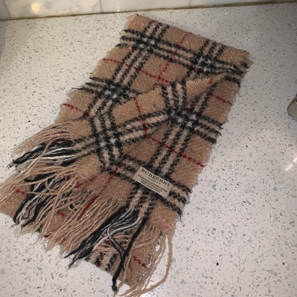 burberry glitter scarf